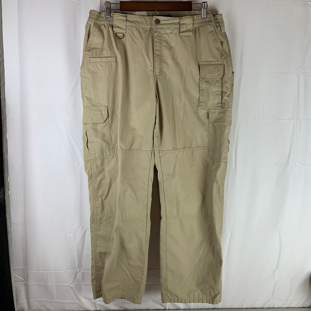5.11 Tactical Cargo Pants Womens 18 Regular Khaki Ripstop 64360‎ Utility